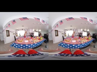 threesome independence vr - bridgette b big tits big ass milf