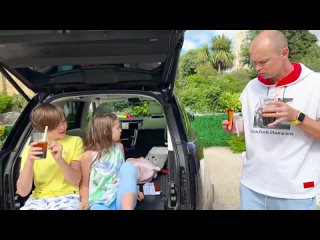 day in the trunk of my father's car